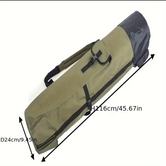 Fishing Rod Bag Durable Carry Case Multifunction Large Capacity Storage Bag Pole - Picture 5 of 5